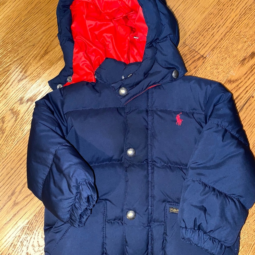 Toddler Polo Ralph Lauren coat.